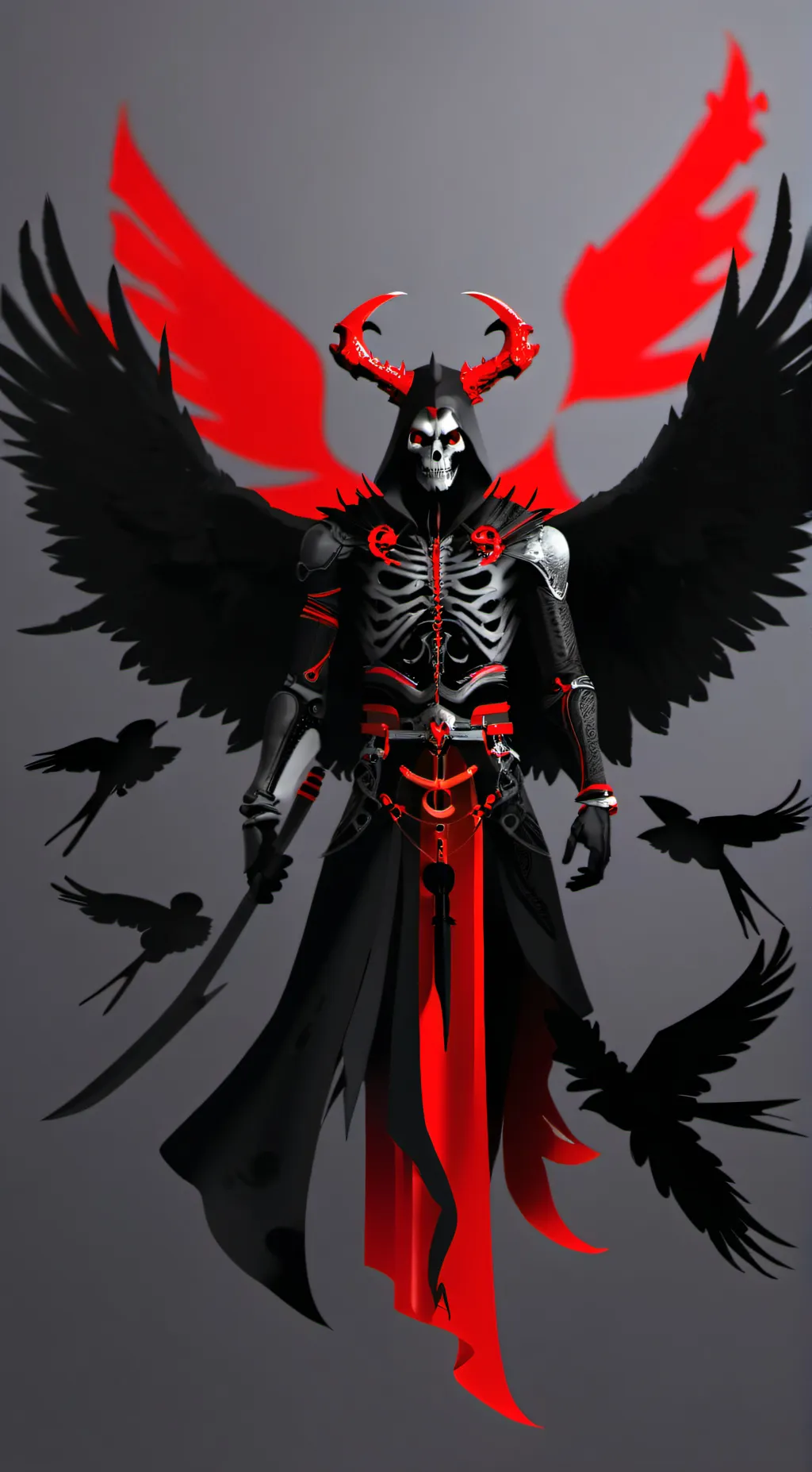 ai character: Arctic Omen background