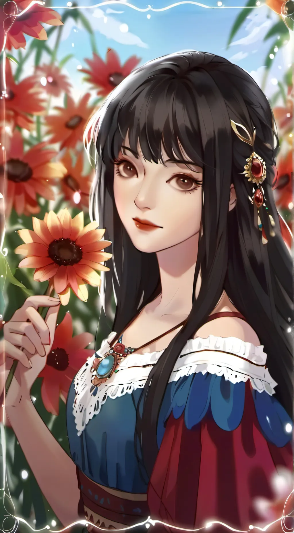 ai character: Valentina. background