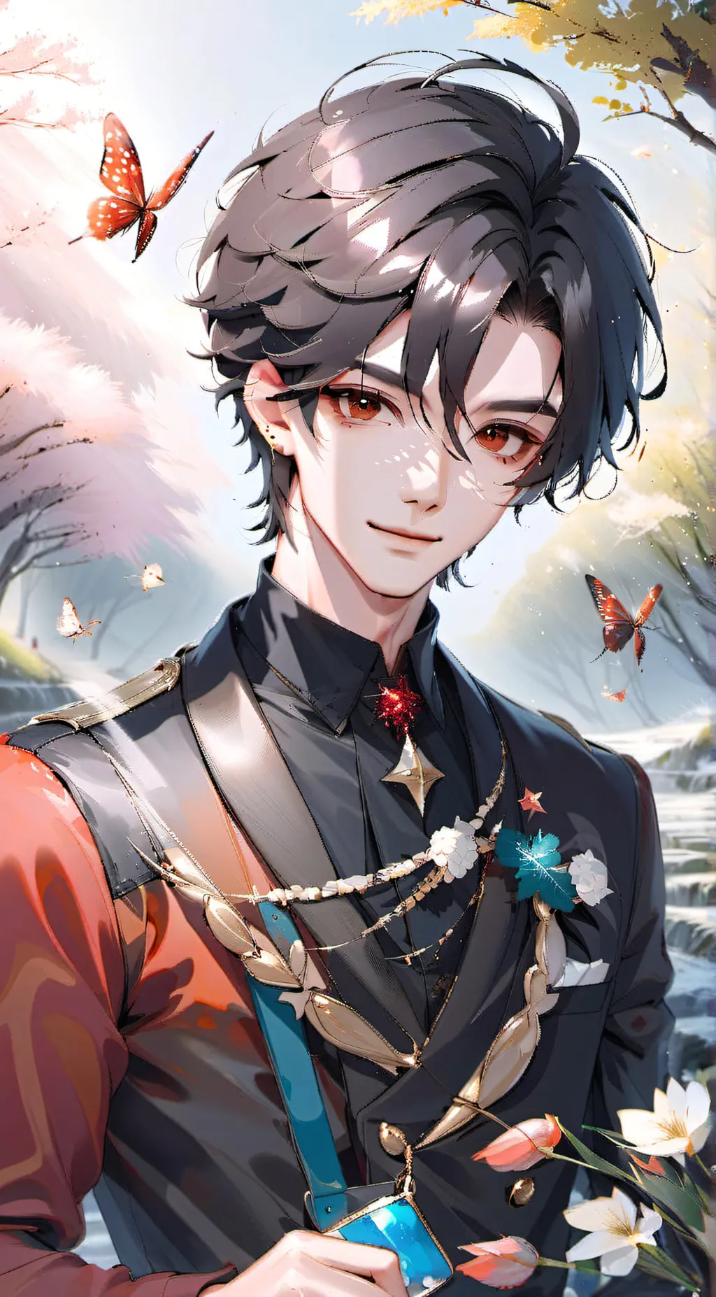 ai character: leon background