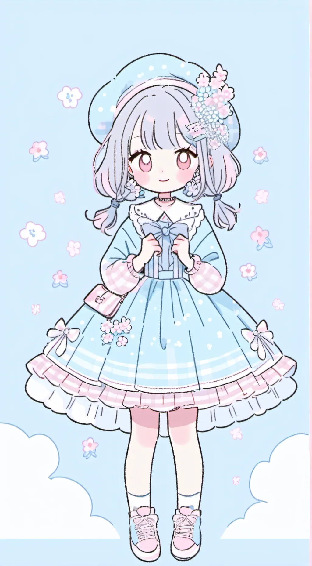 ai character: lillypad background