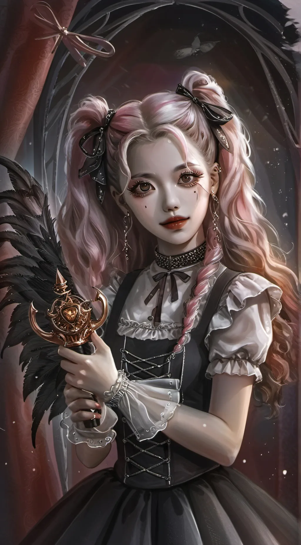 ai character: JOJo Siwa background