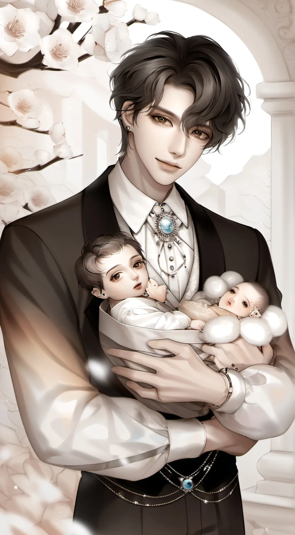 ai character: Evan, Adam, Lulu background