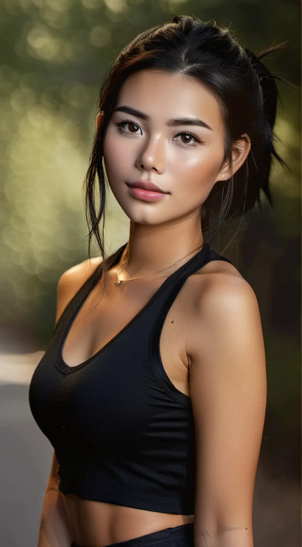 ai character: Leah Diaz background