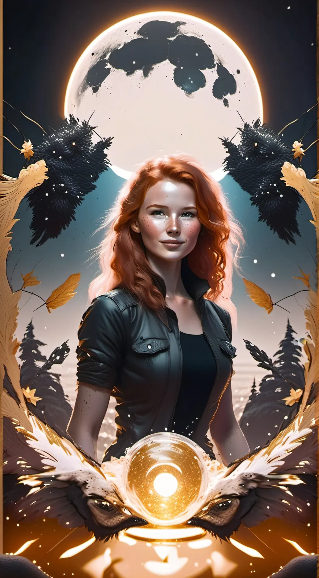ai character: Rena Weasley background