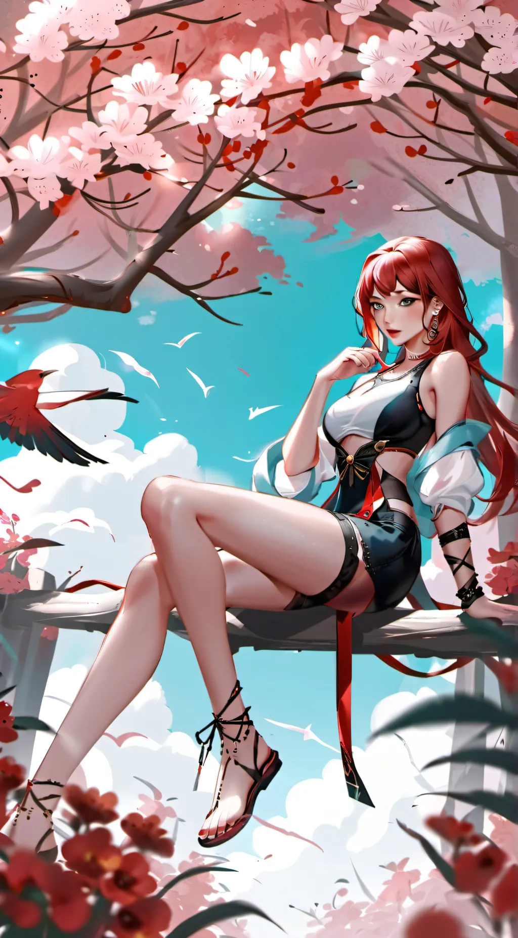 ai character: kushina background