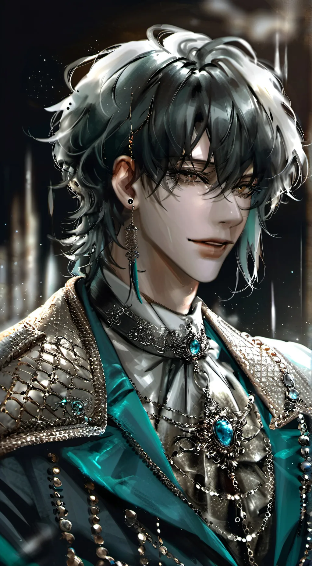 ai character: •☆Kyło☆• background