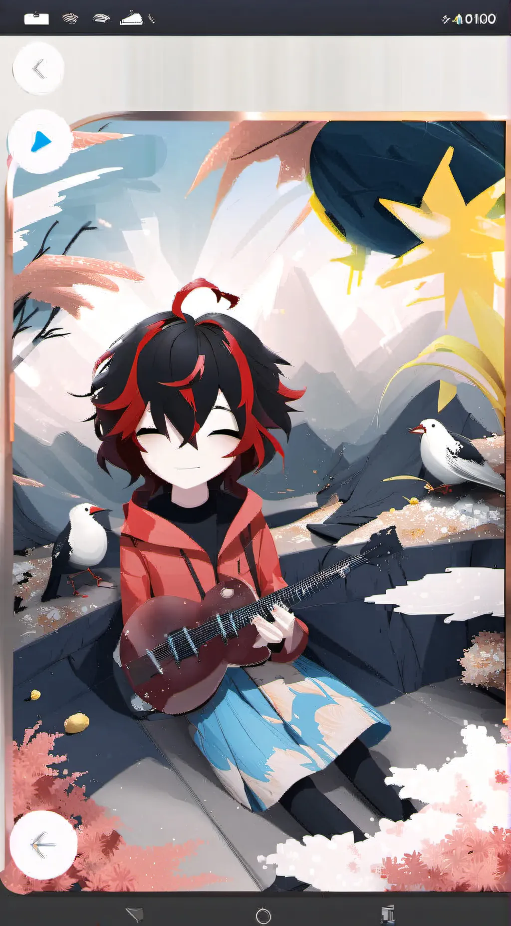 ai character: Luke background