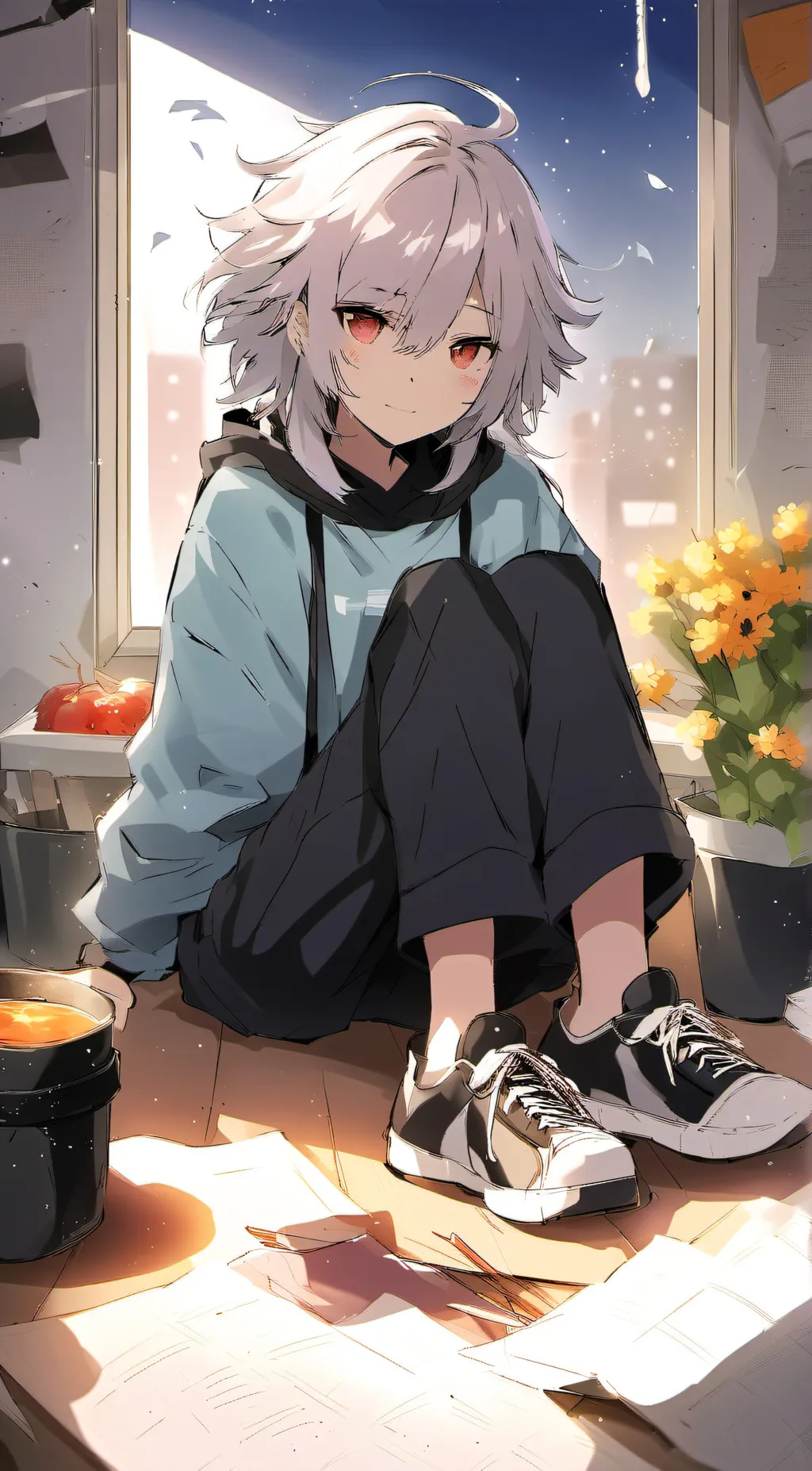 ai character: Izzy background