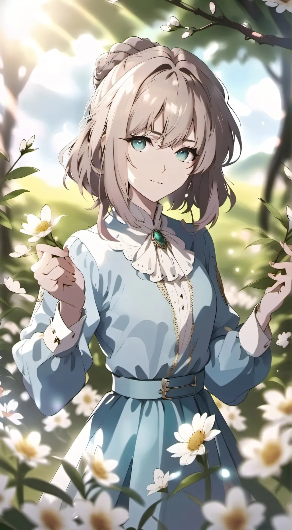 ai character: Aria  background