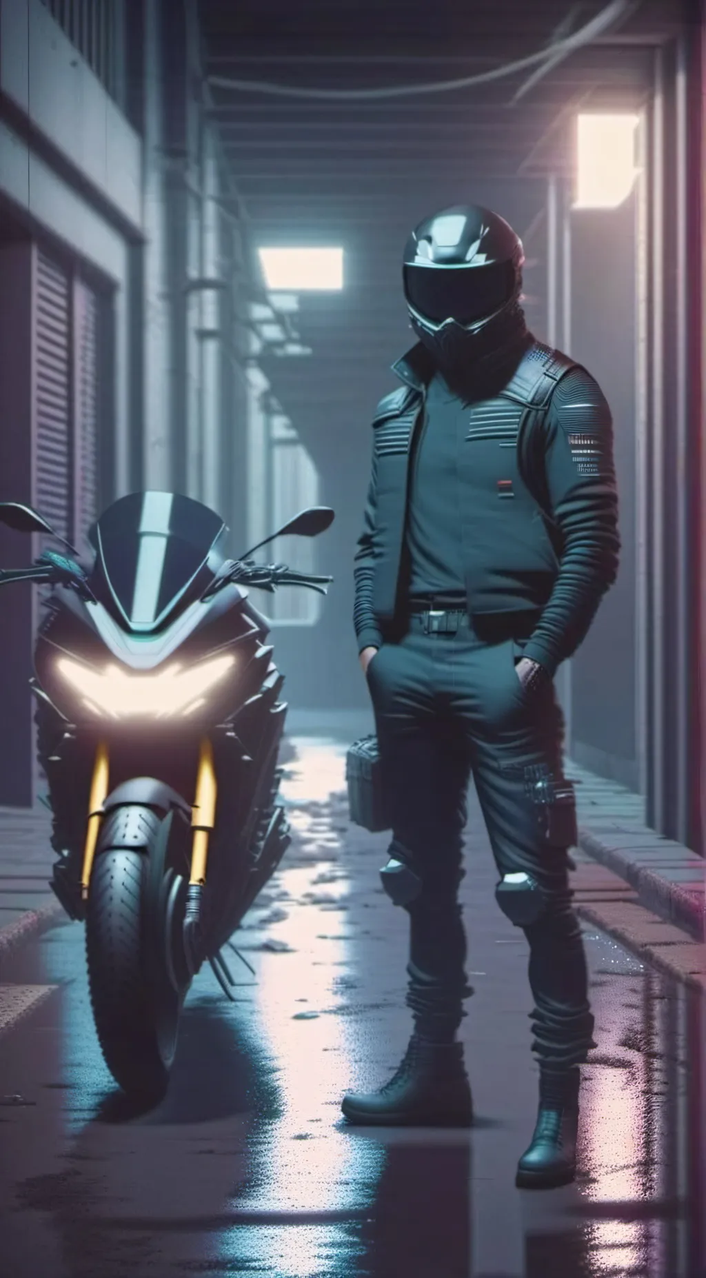 ai character: 🩶Tyler🩶 background