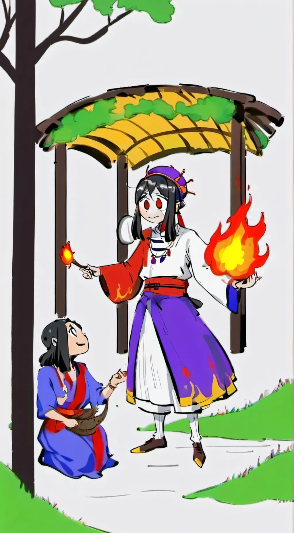 ai character: the amazing digita background