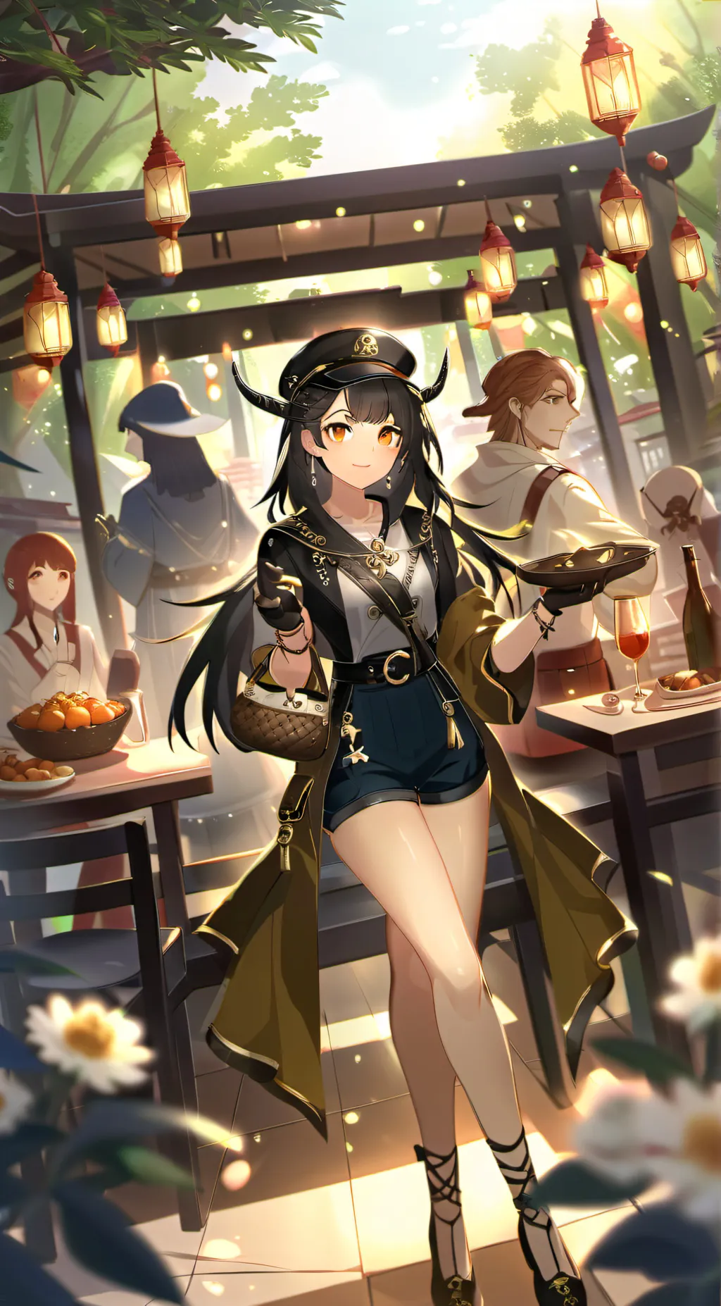 ai character: Sunny  background