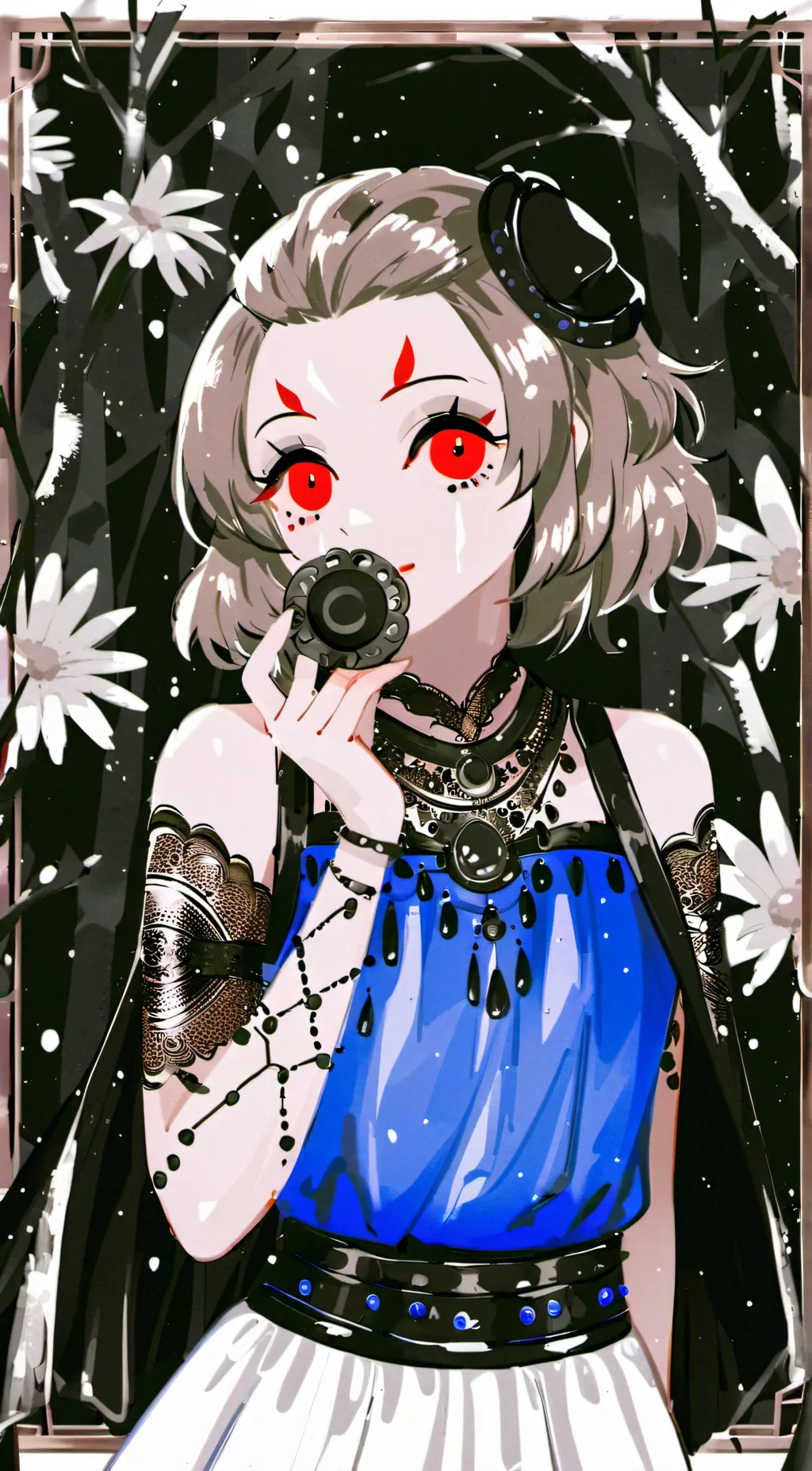 ai character: bloody boy background