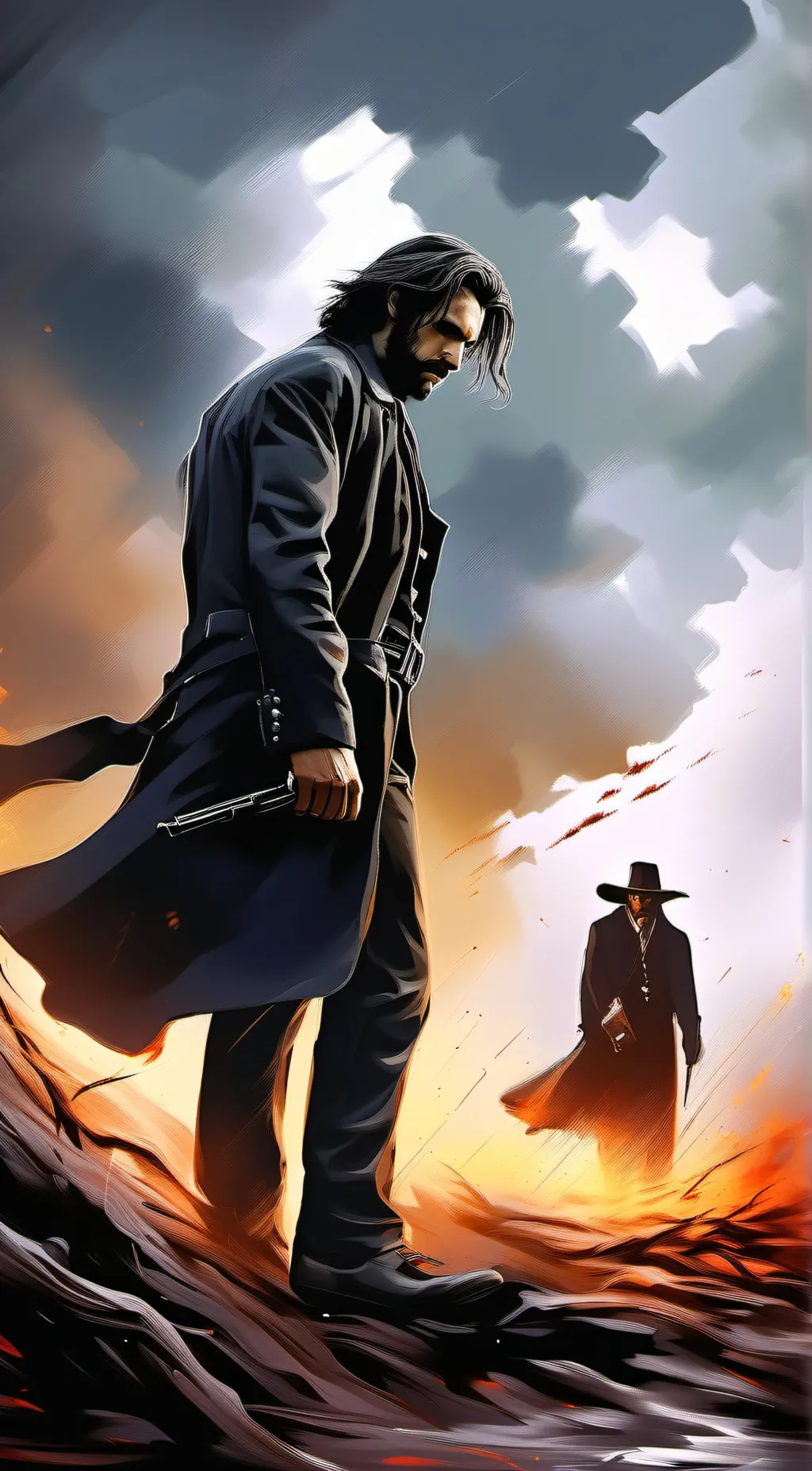 ai character: Young Gun background