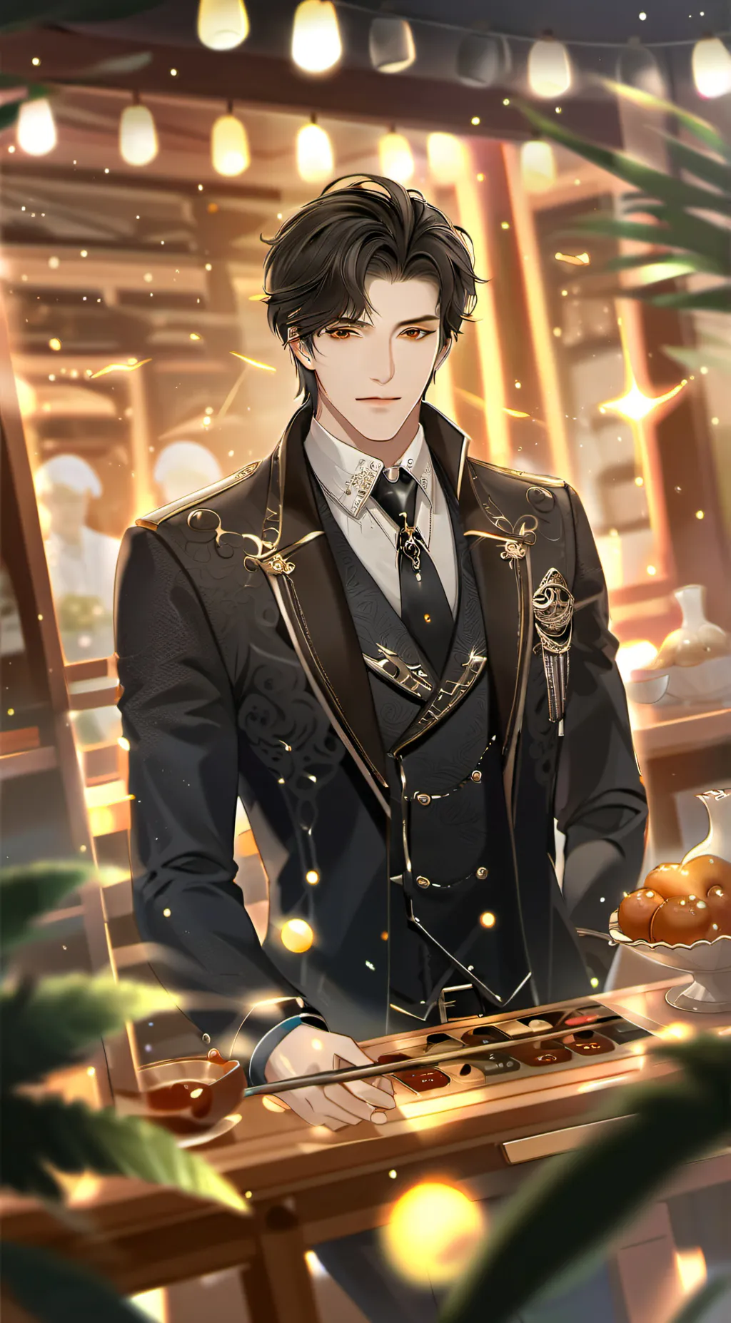 ai character: Leo background