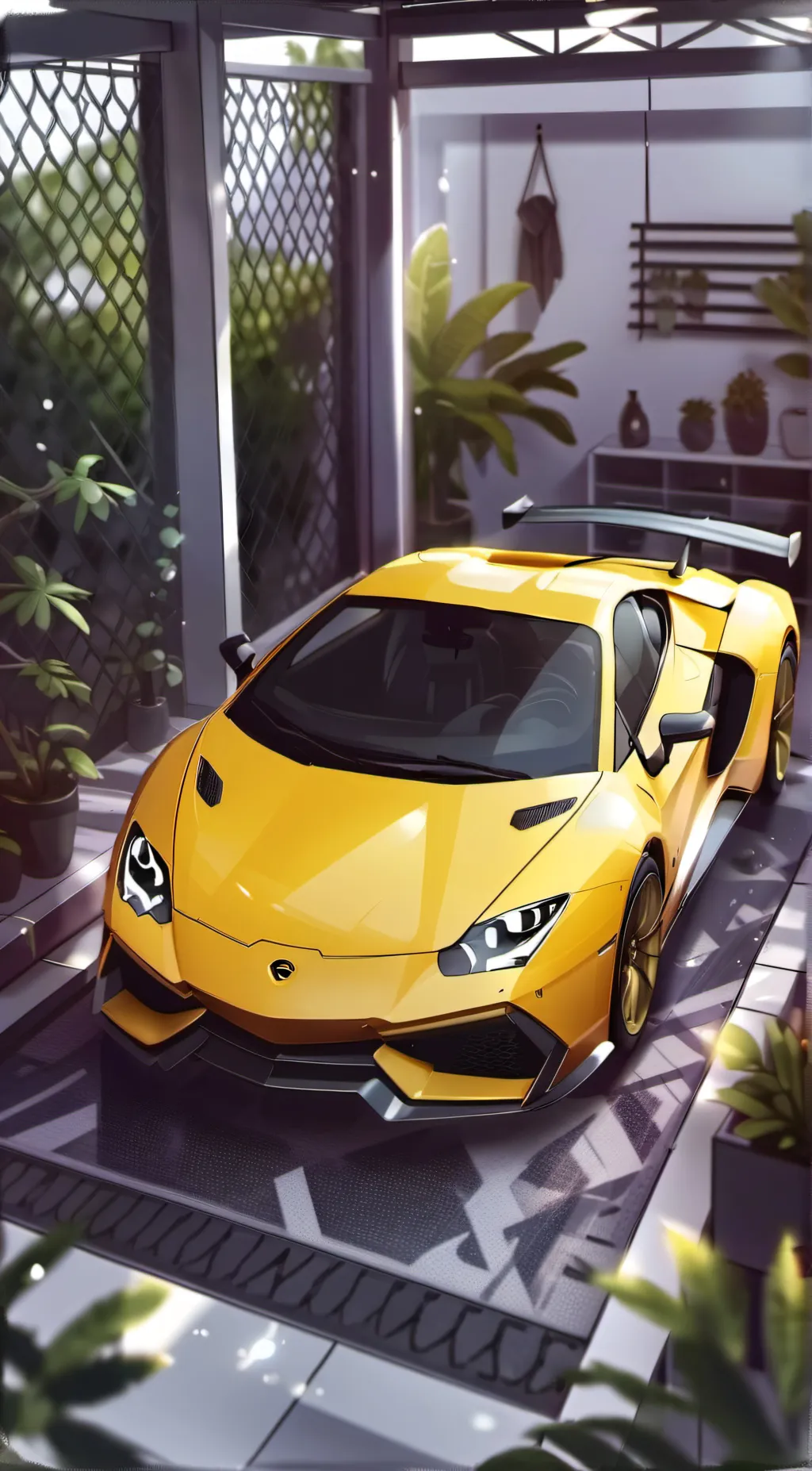 ai character: smiling trip  background