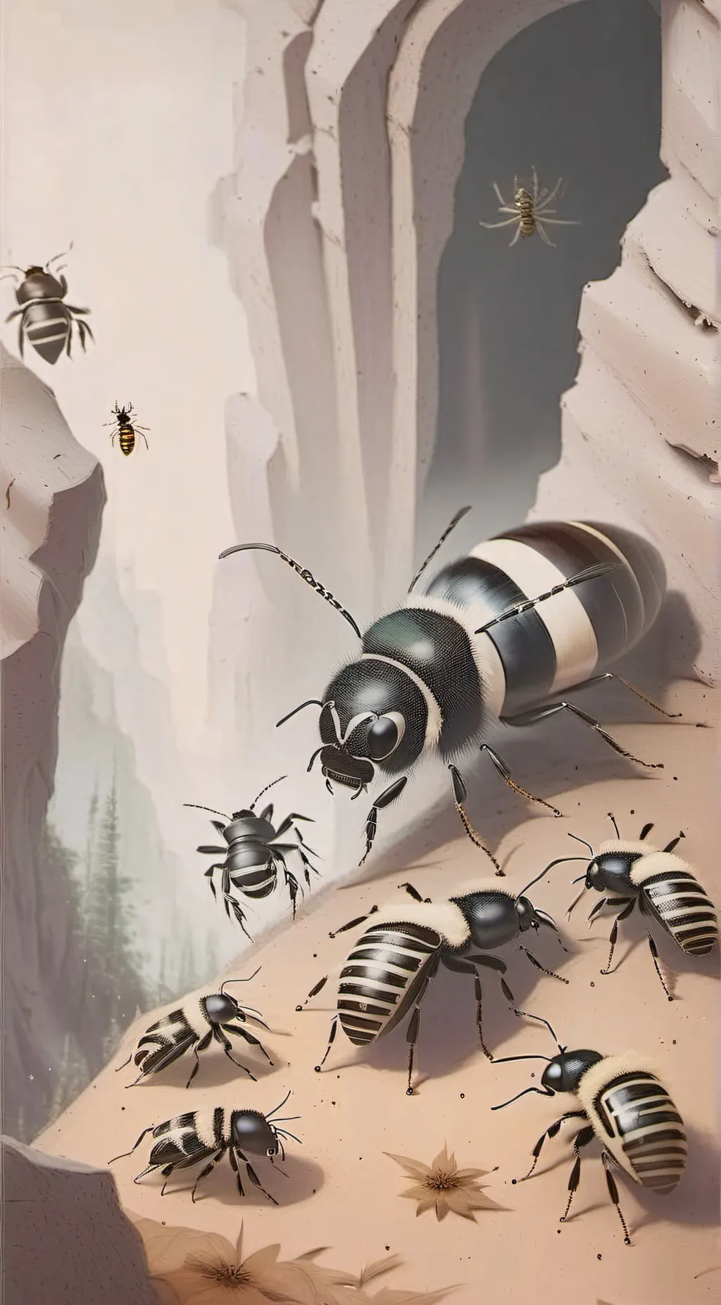 ai character: the attack background