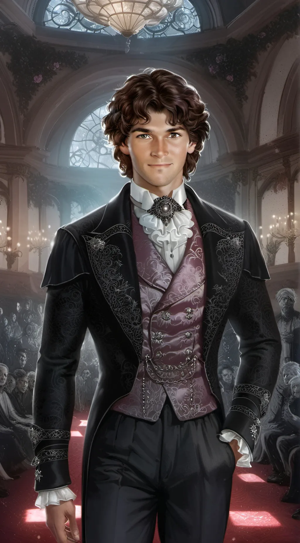 ai character: 😈💅🏽Alec💅🏽😈 background