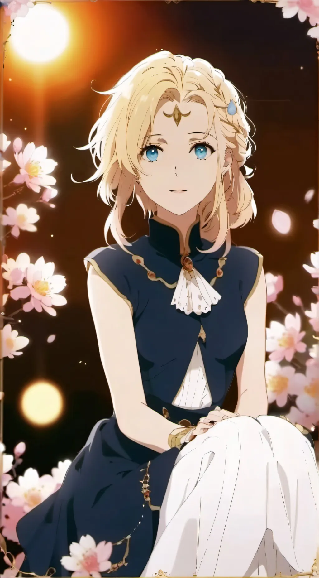 ai character: Luna background