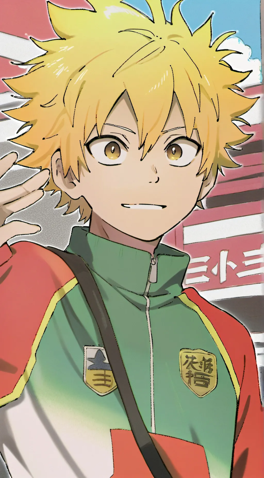 ai character: bakugo background