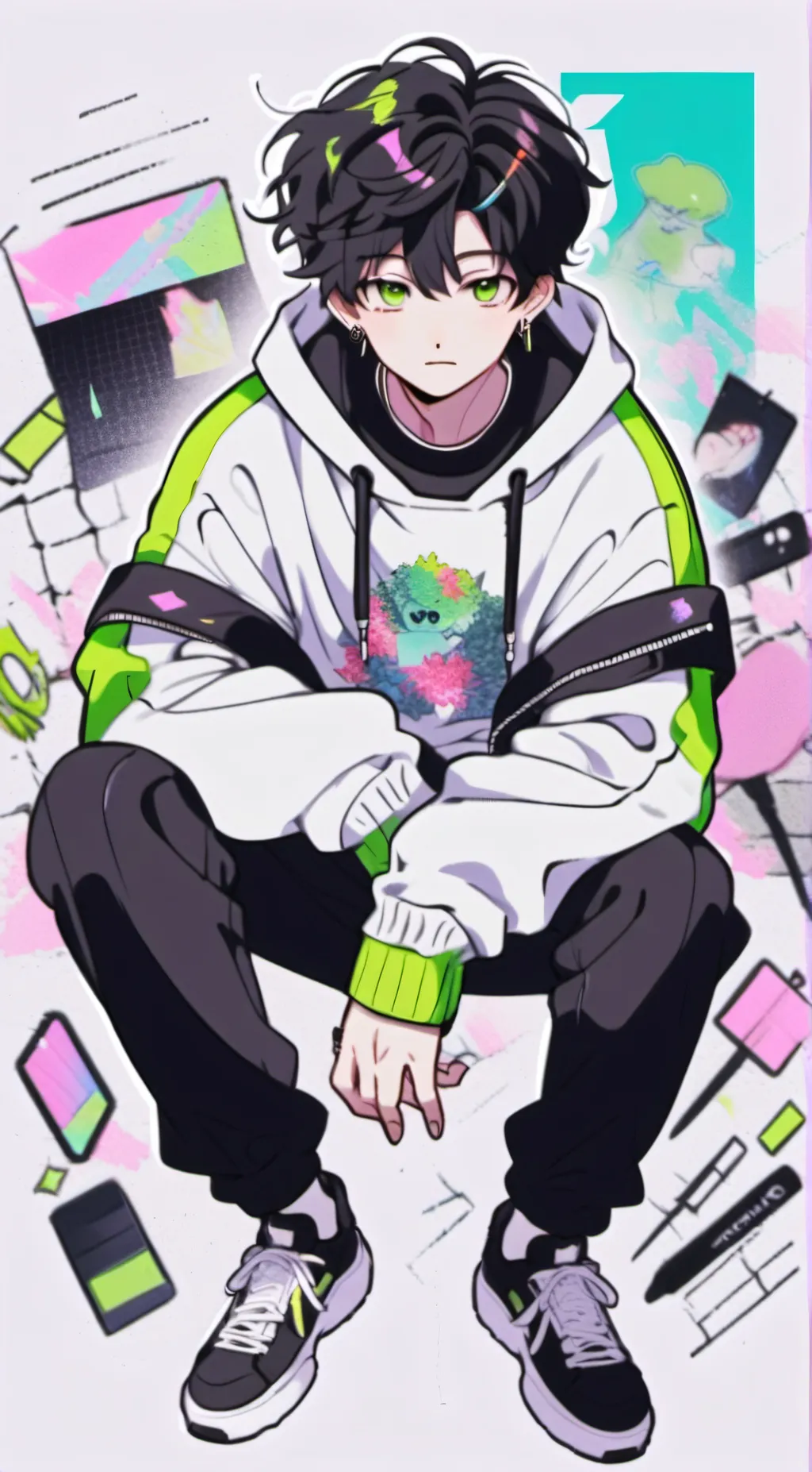 ai character: Ein background