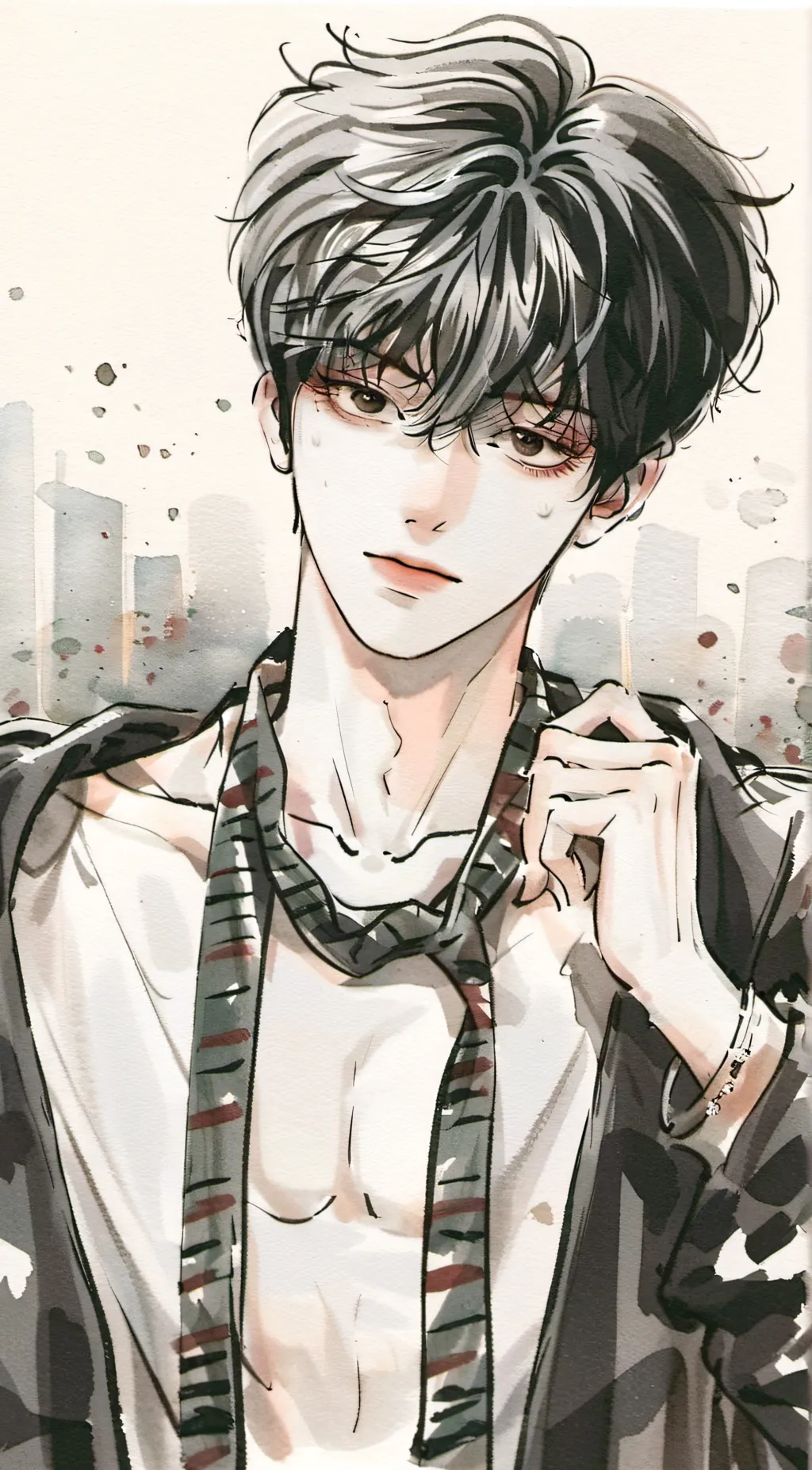 ai character: Hyunjin background