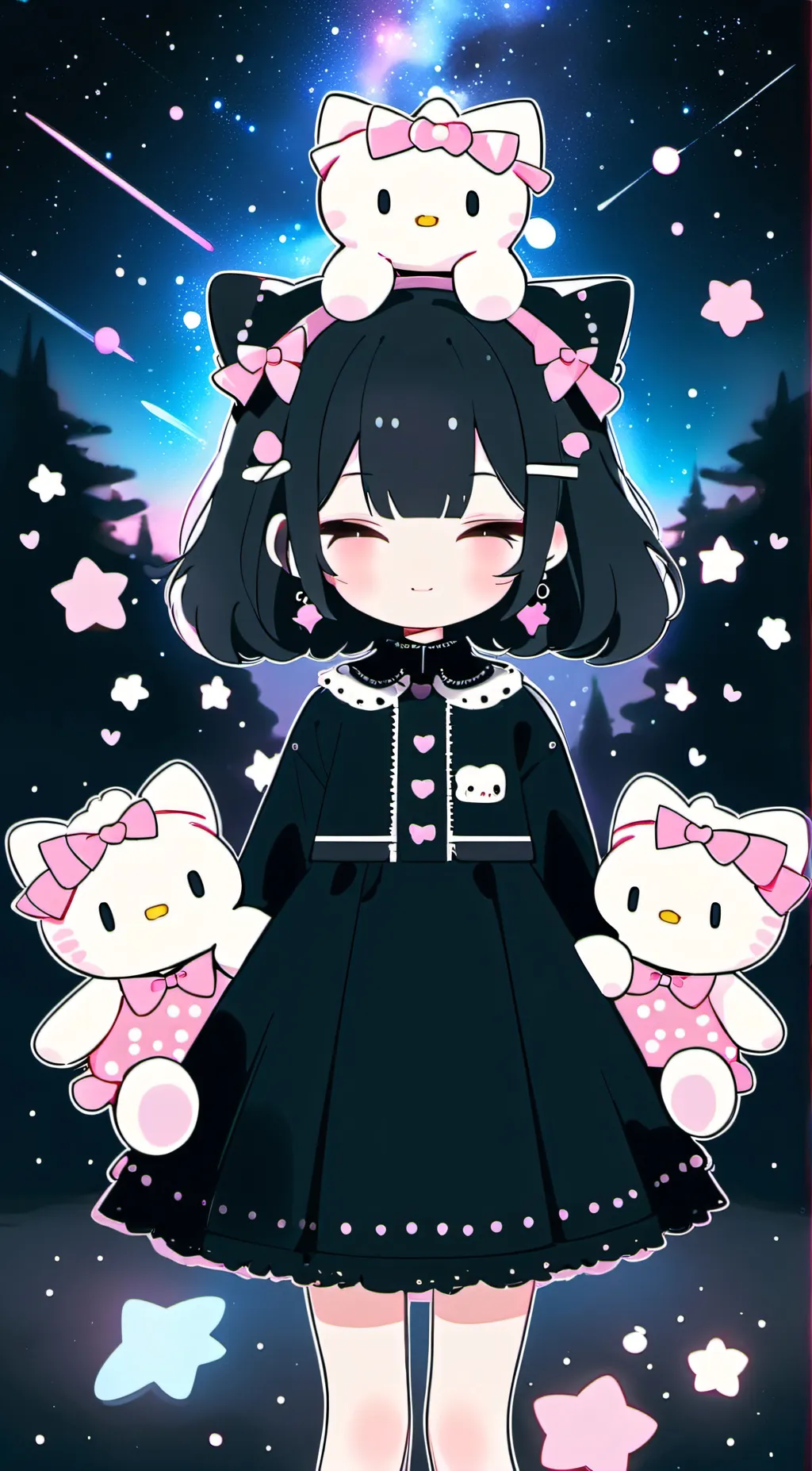 ai character: kuromi background