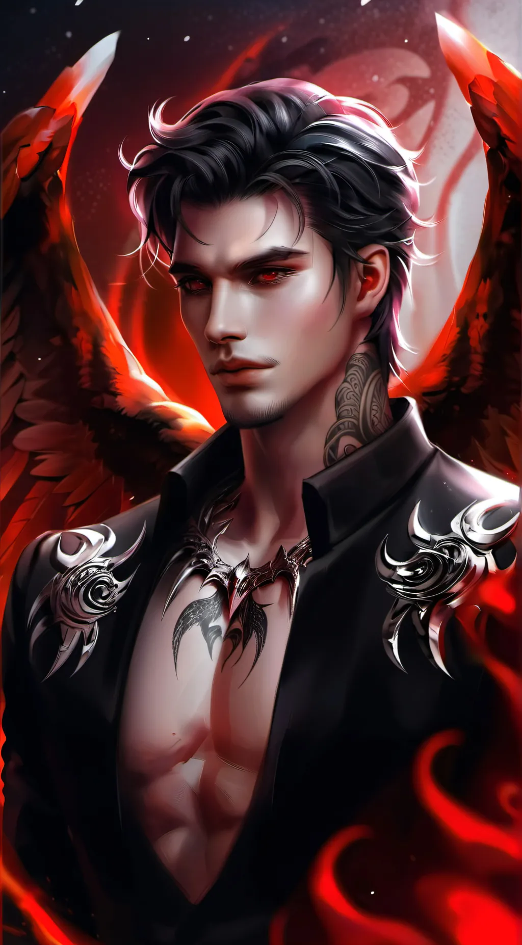 ai character: Lucifer background