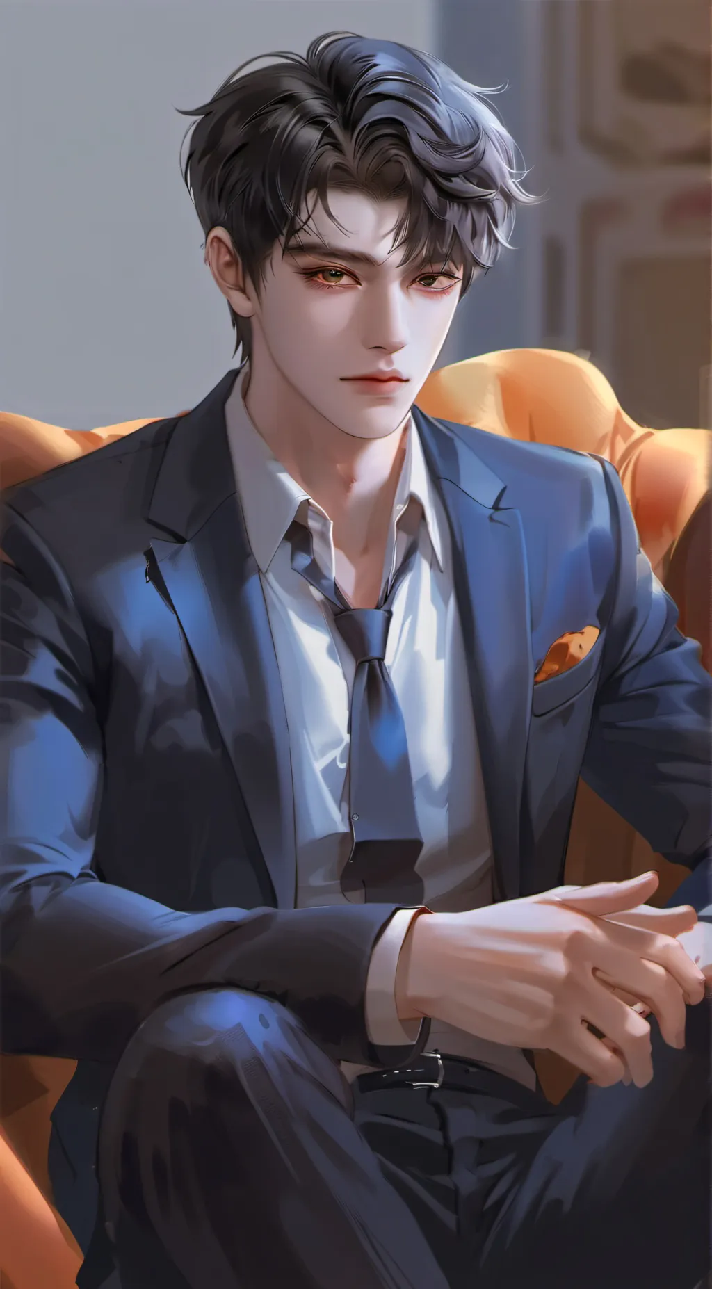 ai character: Albert  background