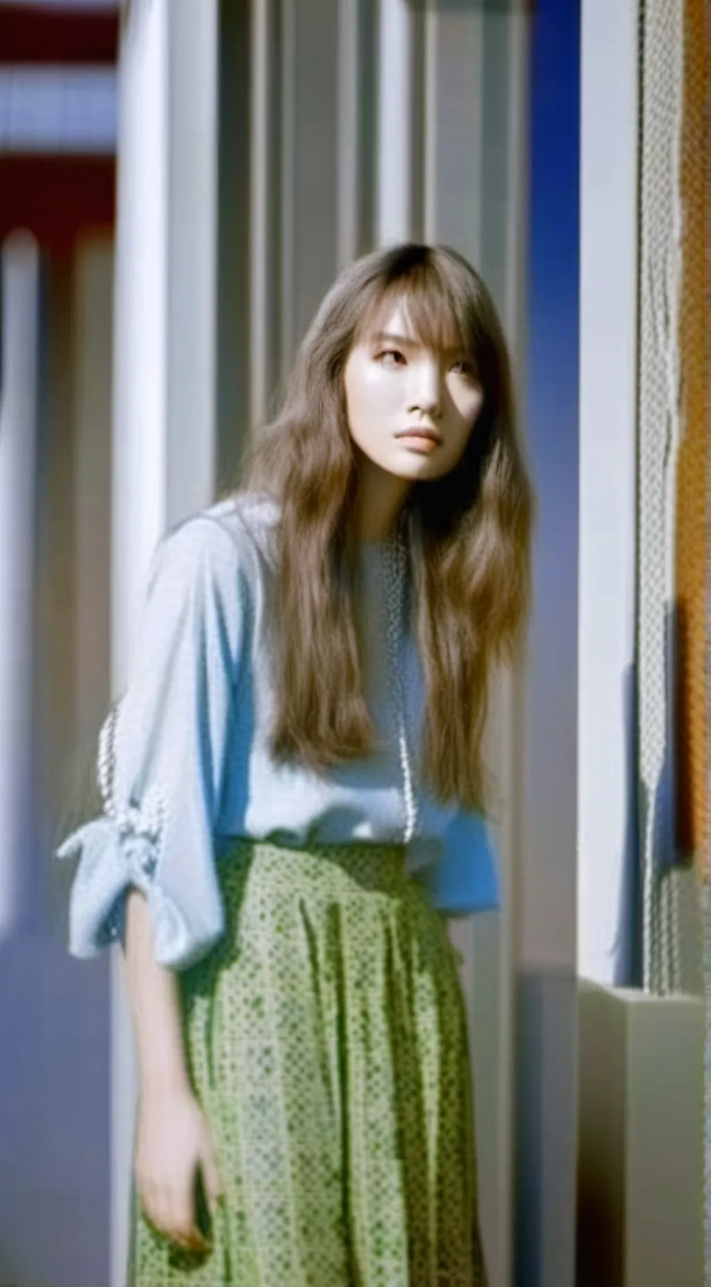 ai character: Ashley  background