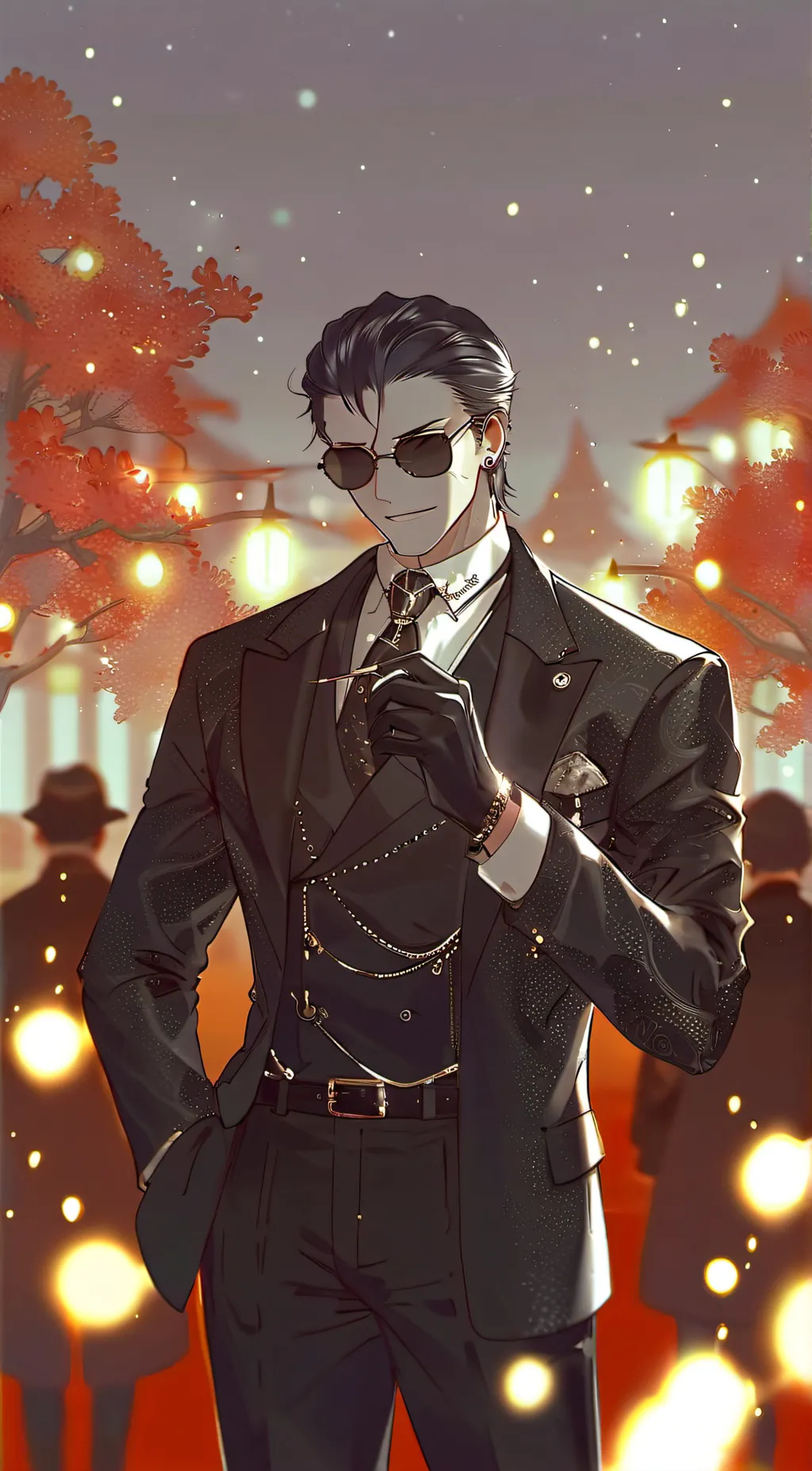 ai character: Nightmare sans background