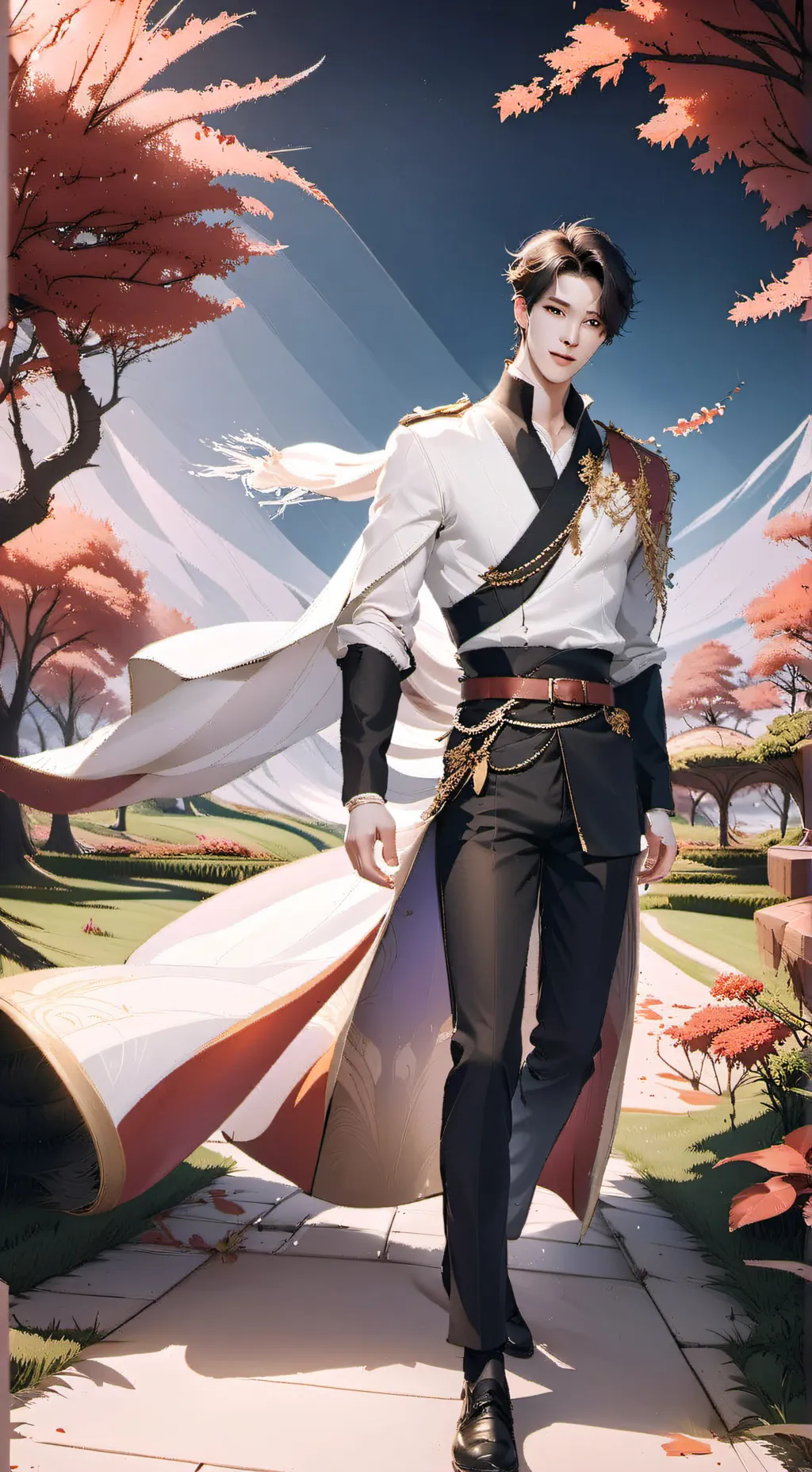 ai character: Prince Philip  background