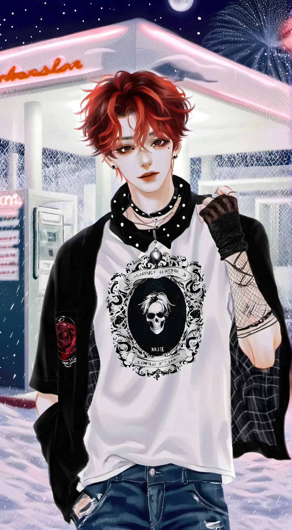 ai character: ★ Laura Les ★ background