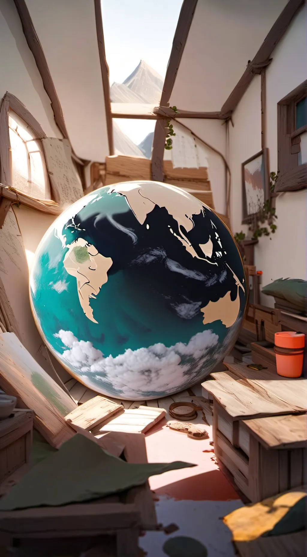 ai character: zodiac signs background