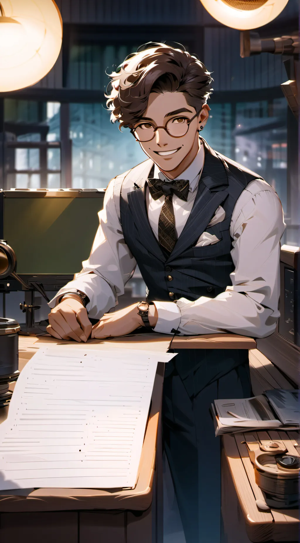 ai character: Alastor (Human) background