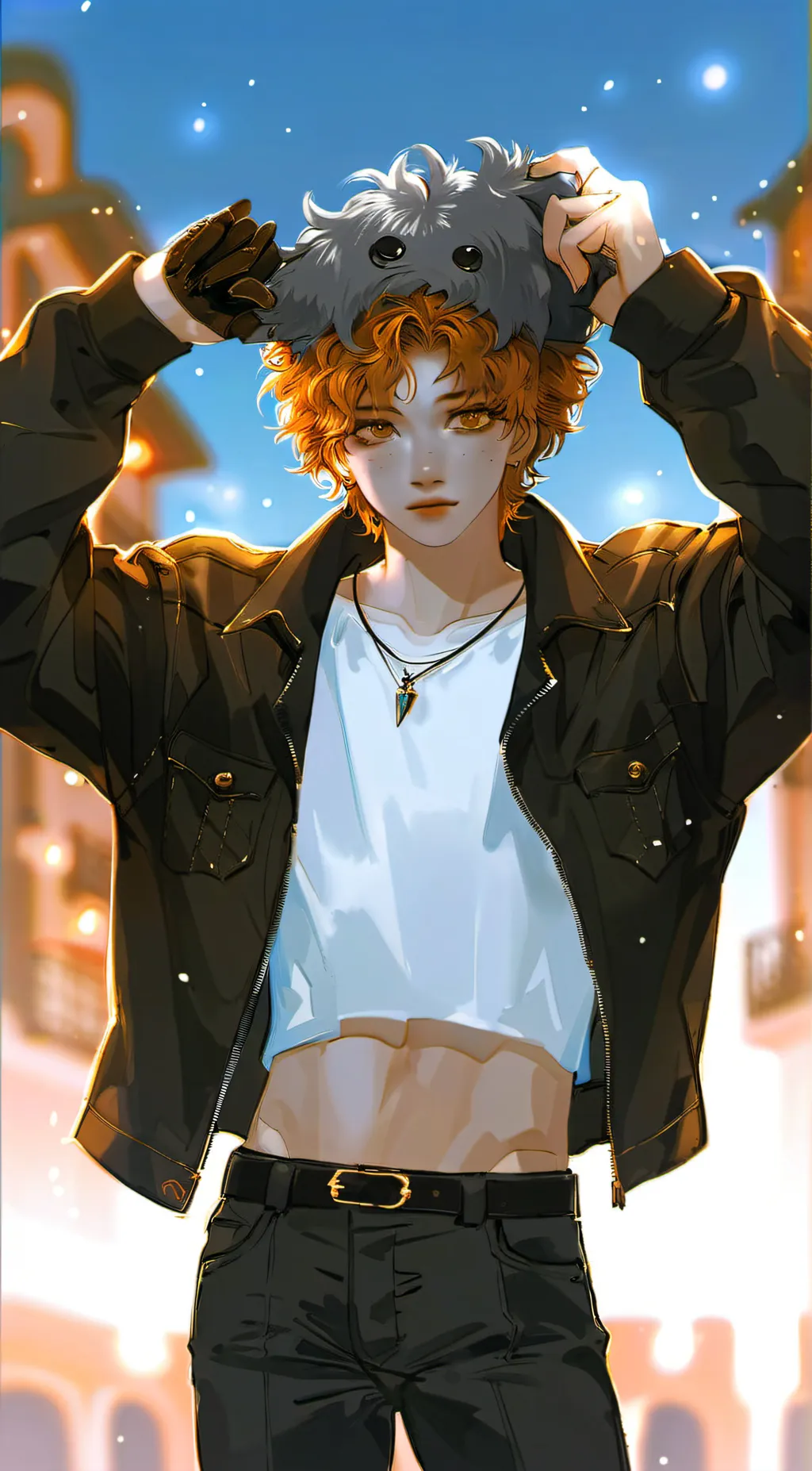 ai character: ^^Blake^^ background