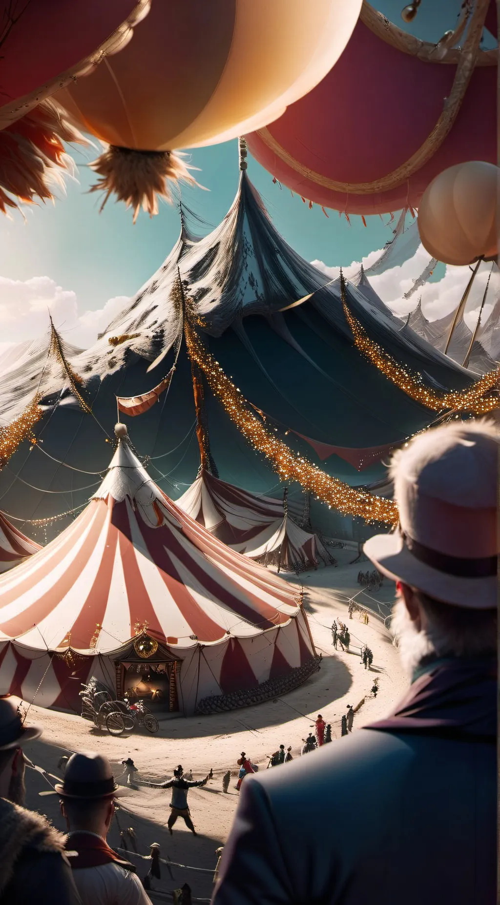 ai character: Caine and sans background