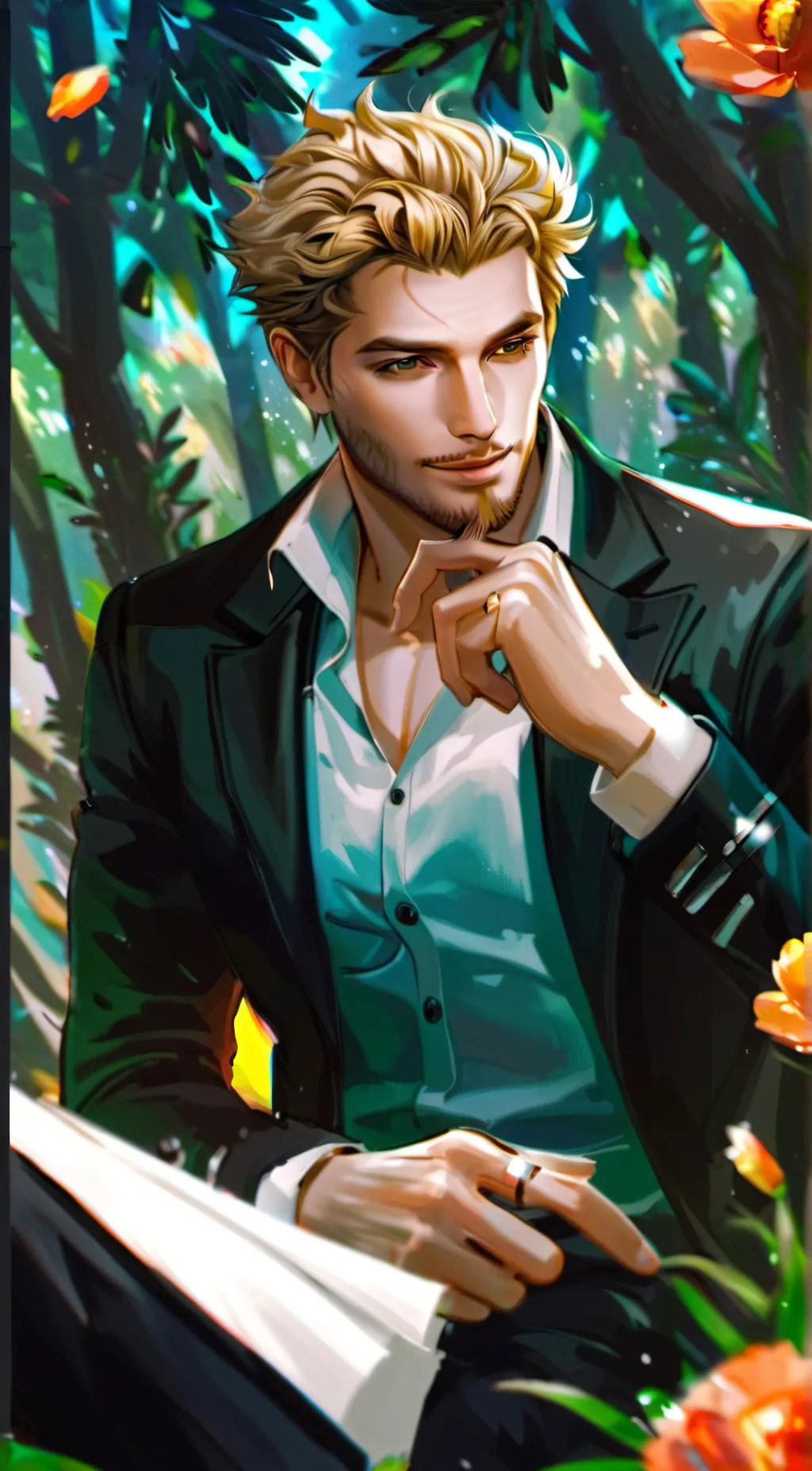 ai character: Alexander  background