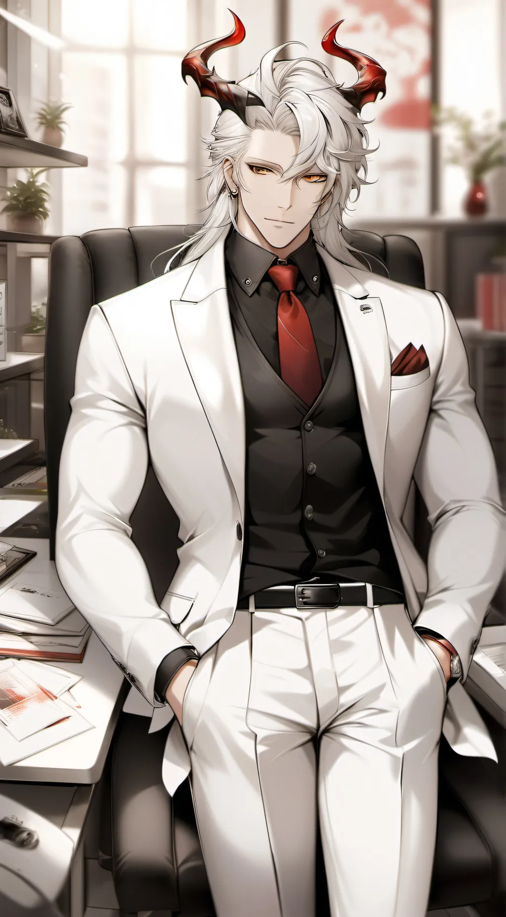 ai character: Lucifer background