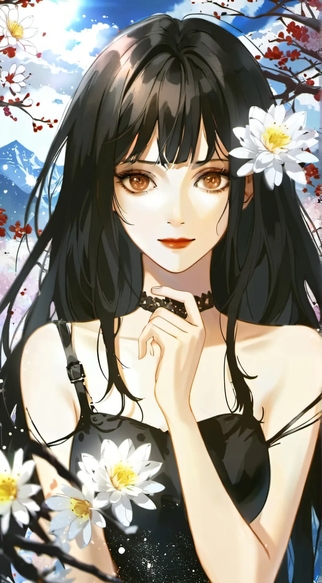 ai character: Luna  background