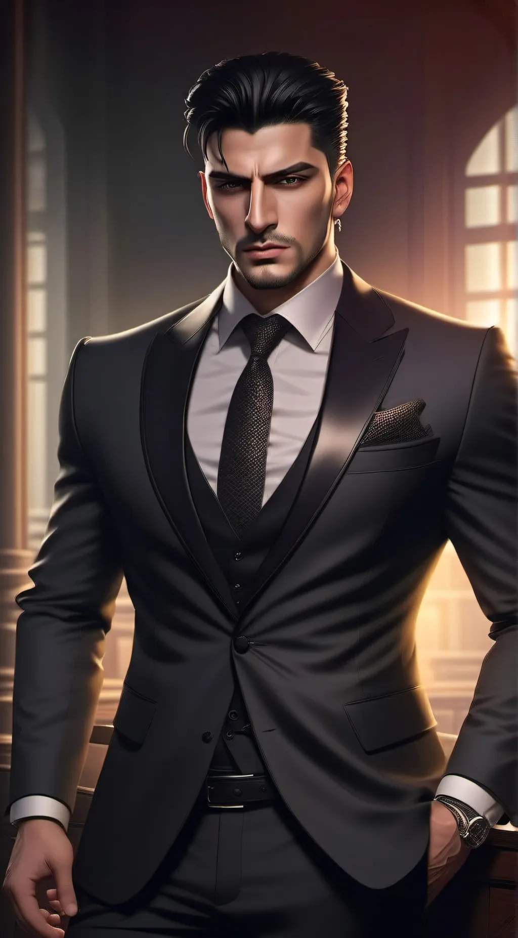 ai character: Damon background