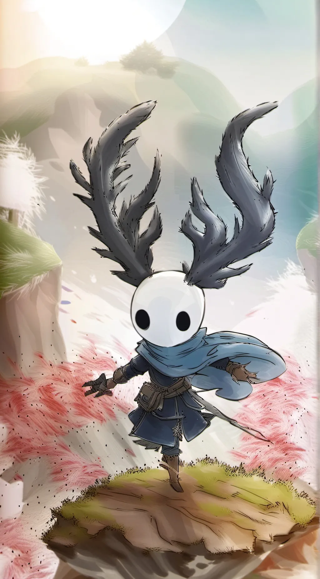 ai character: pure vessel5437  background