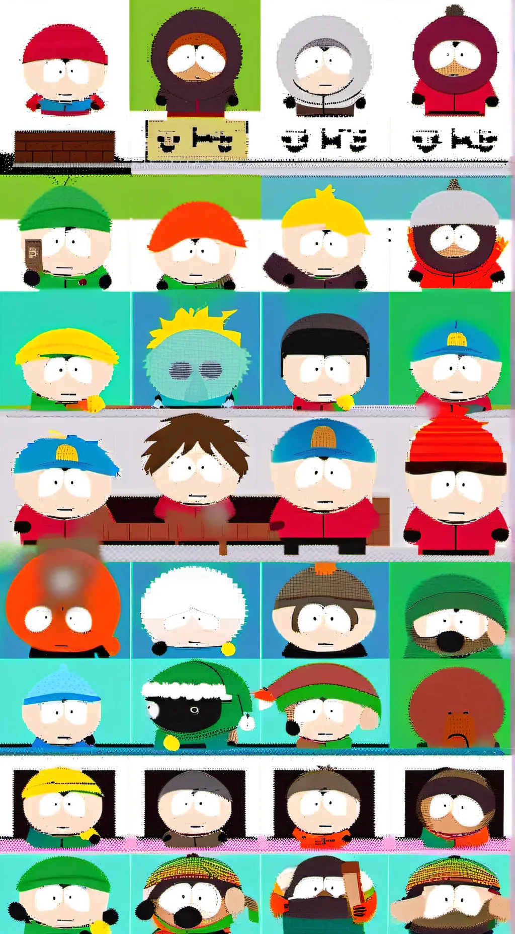 ai character: South Park class background