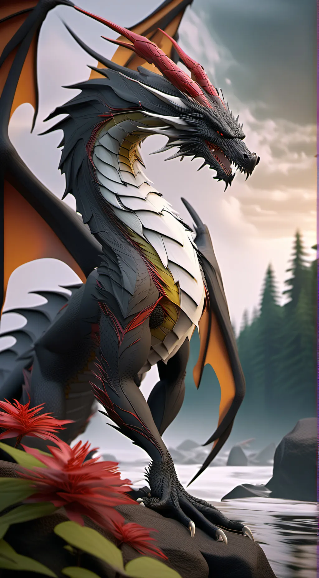 ai character: Foxtail background