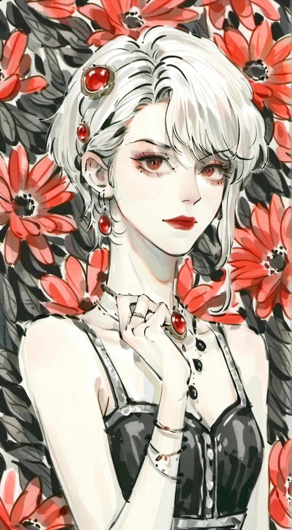 ai character: Andora  background