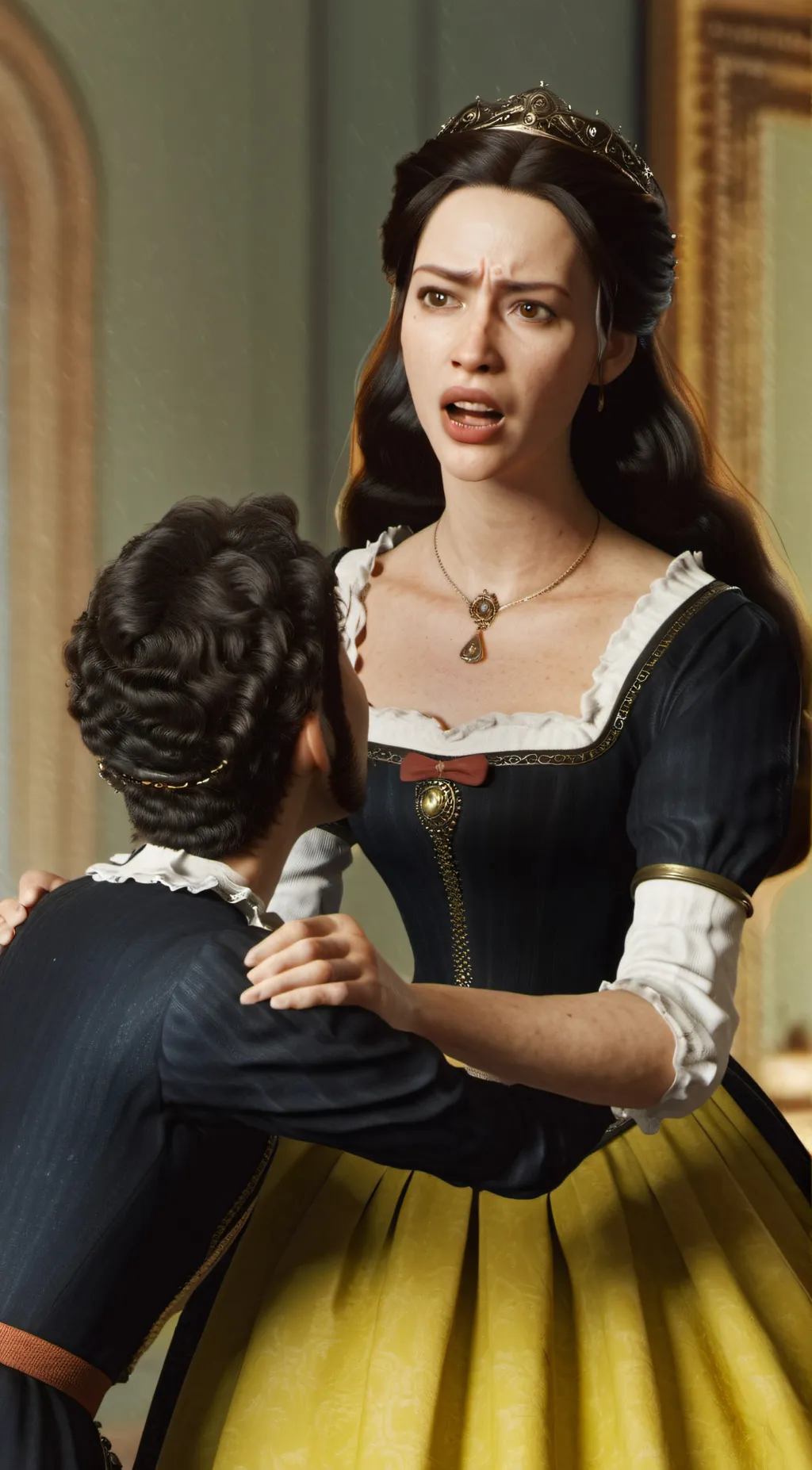 ai character: S. and the maid background