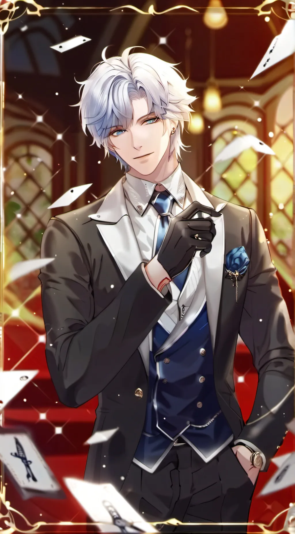 ai character: Leo background