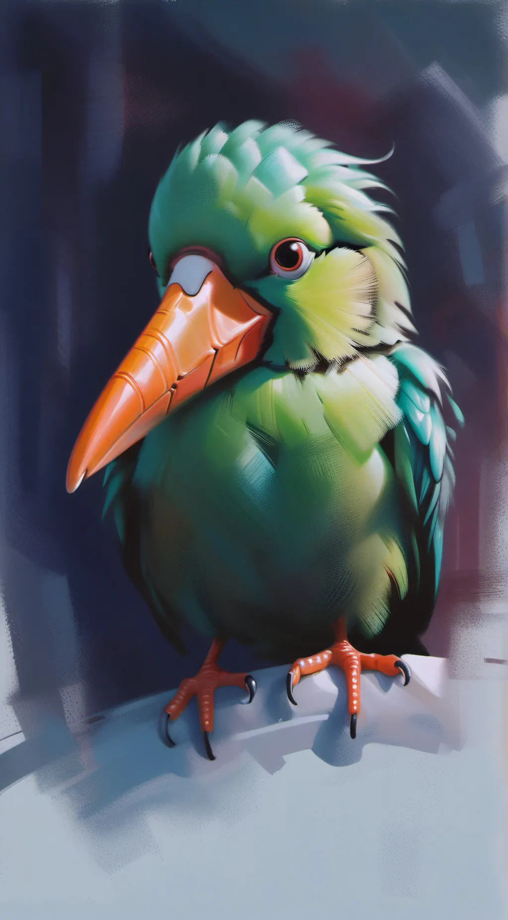 ai character: Duolingo  background