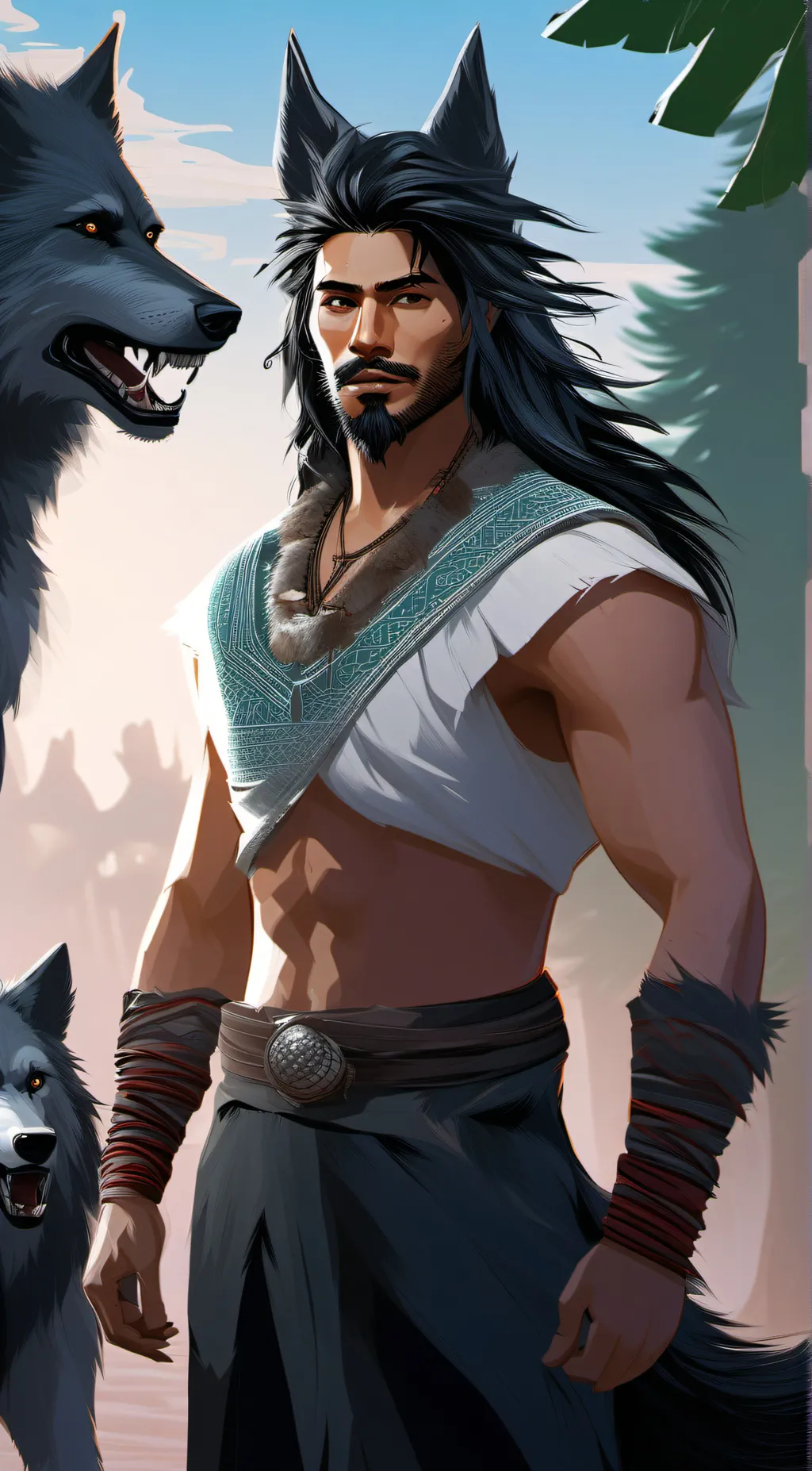 ai character: Jaxon  background