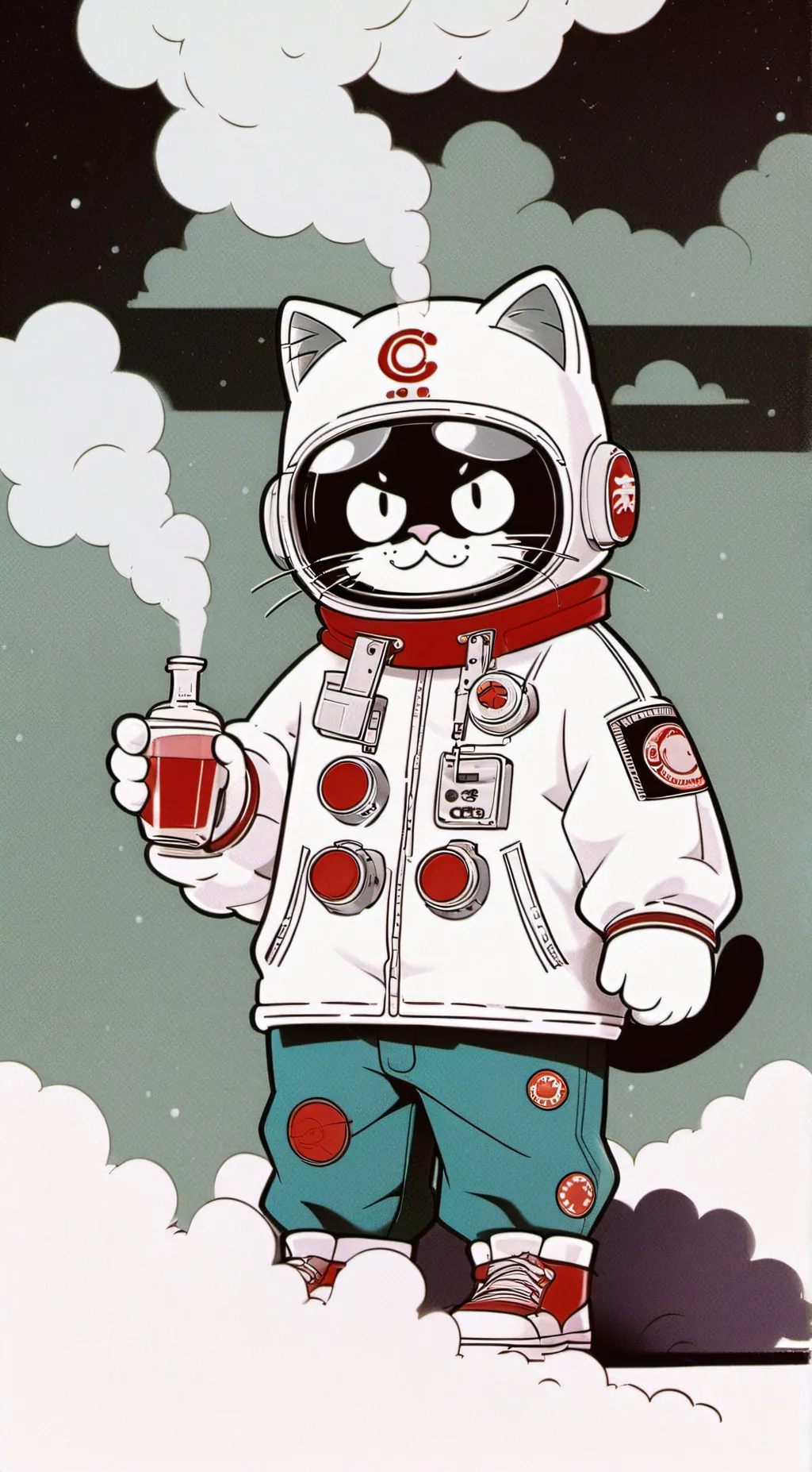 ai character: kitty background